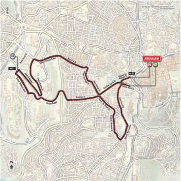 Stage 1: Jerusalem ITT – Map